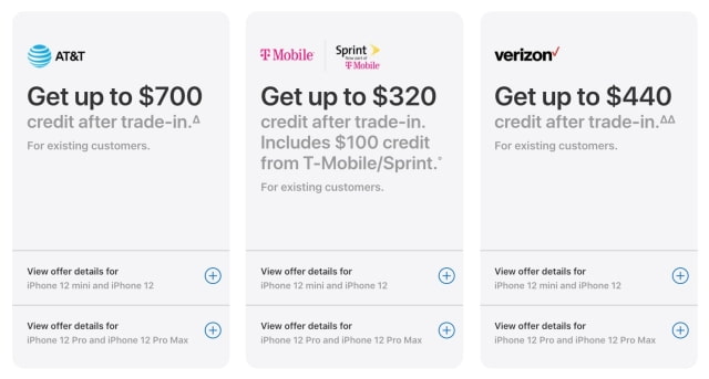 Apple Highlights &#039;Latest Carrier Deals&#039; on iPhone