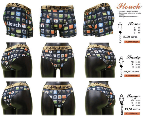 Bplatine Offers iTouch Underwear for Men and Women