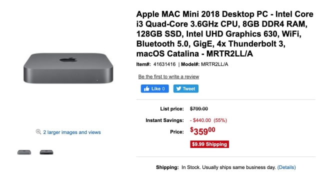 2018 Apple Mac Mini On Sale for Just $359.99! [Deal]