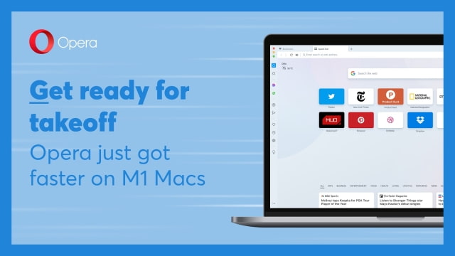 Opera Browser Gets Updated With Native Support for M1 Macs