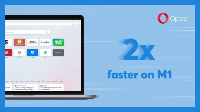 Opera Browser Gets Updated With Native Support for M1 Macs