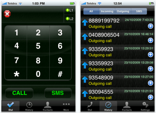 VoIP y SMS sobre la red 3G con el codec G729