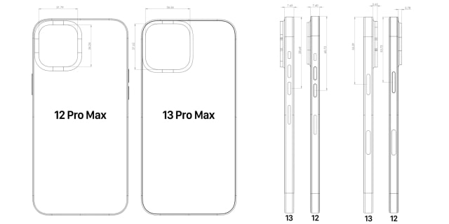 iPhone 13 CAD Leaks Reveal Larger Camera