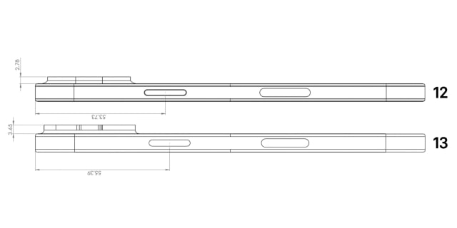 iPhone 13 CAD Leaks Reveal Larger Camera