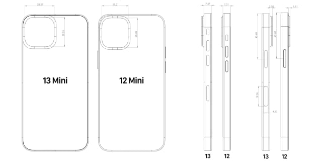 iPhone 13 CAD Leaks Reveal Larger Camera