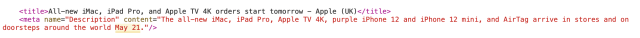 New Apple TV 4K, iMac, iPad Pro to Arrive May 21?