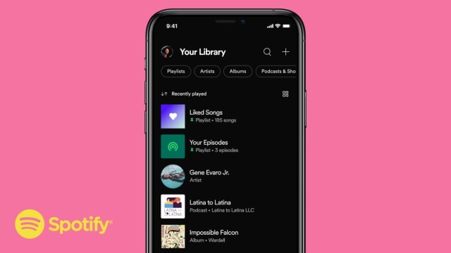 Spotify Announces New 'Your Library' Tab for iOS and Android