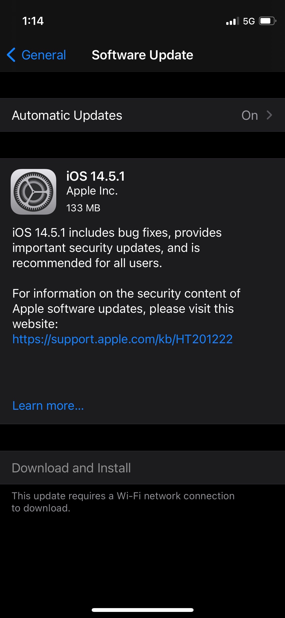 Apple Releases iOS 14.5.1 and iPadOS 14.5.1 [Download]