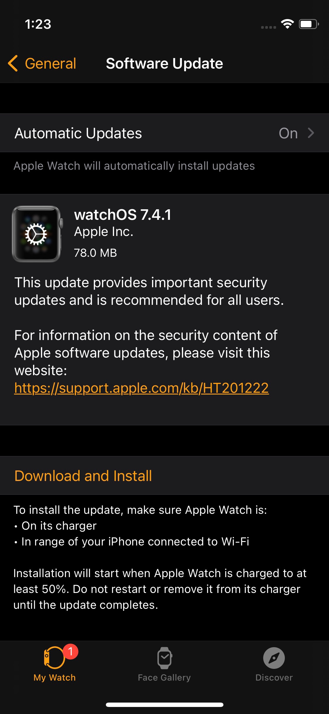 Apple Releases watchOS 7.4.1 for Apple Watch [Download]