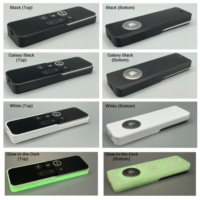 3D Printed Case for Siri Remote Features AirTag Holder