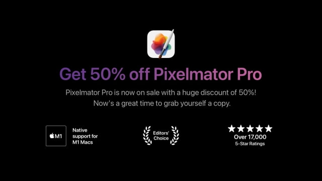Pixelmator Pro On Sale for 50% Off Ahead of v2.1 Update [Deal]