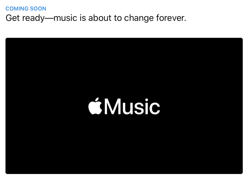 Apple Says It Will Soon Change Music Forever