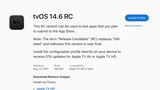 Apple Seeds tvOS 14.6 RC to Developers [Download]