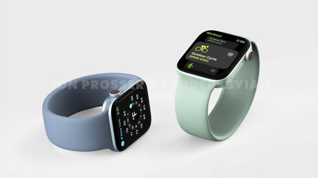 Renders Allegedly Reveal Flat-Edge Design of Next Generation Apple Watch Series 7 [Video]