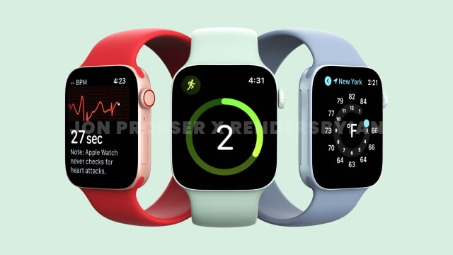 Renders Allegedly Reveal Flat-Edge Design of Next Generation Apple Watch Series 7 [Video]