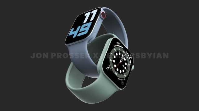 Renders Allegedly Reveal Flat-Edge Design of Next Generation Apple Watch Series 7 [Video]