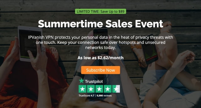 IPVanish VPN On Sale for $2.62/Month [Deal]