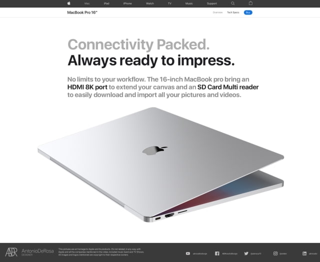 Check Out This Beautiful 16-inch M1X MacBook Pro Concept [Images]