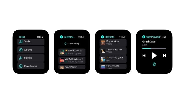 TIDAL Releases Apple Watch App With Support for Offline Listening