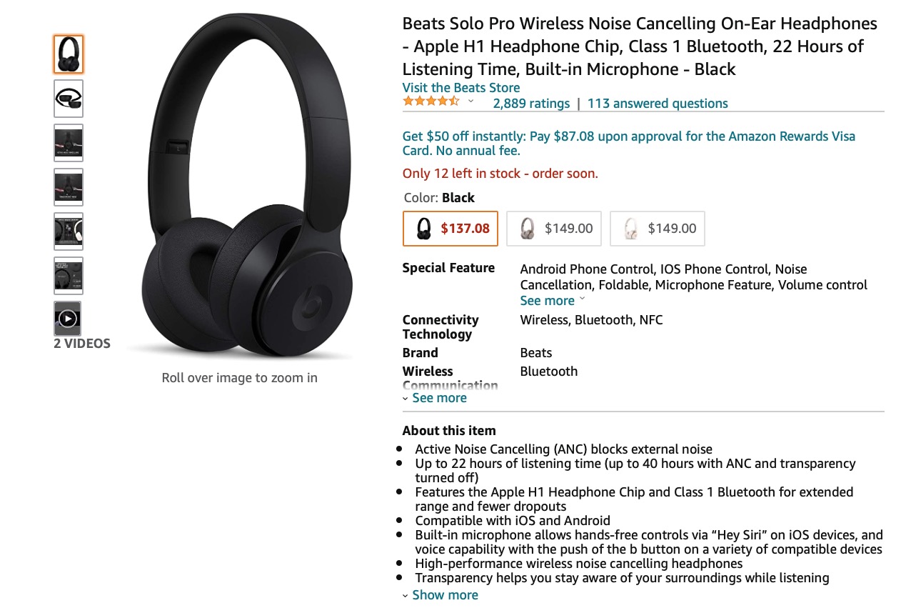 Apple Beats Solo Pro Wireless Headphones On Sale for 54% Off [Deal]