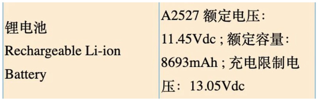 Battery for New MacBook Pro Spotted in Chinese Regulatory Database?