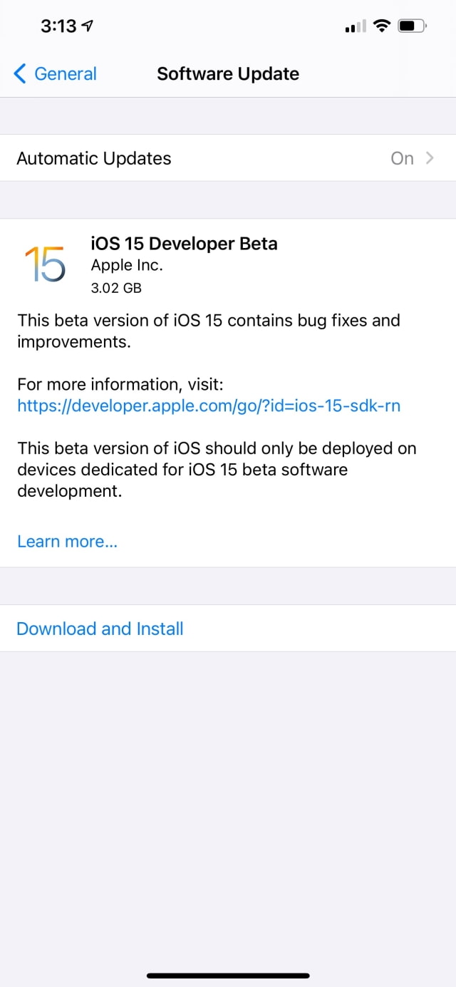 Apple Releases iOS 15 Beta and iPadOS 15 Beta [Download]