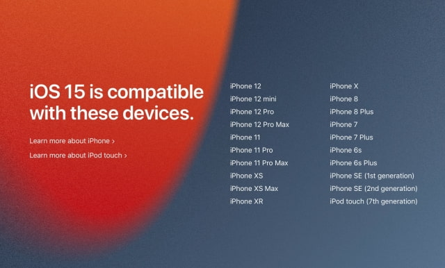iPhones Compatible With iOS 15 [List]