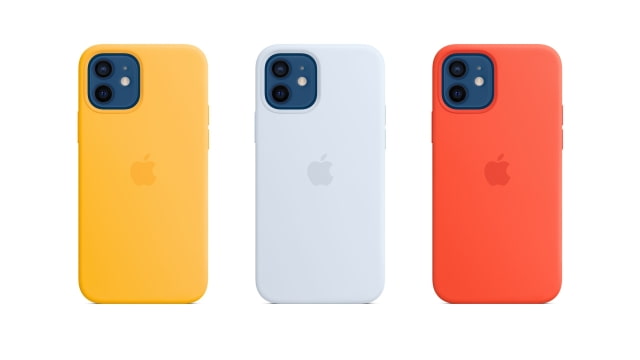 Apple Releases New Silicone iPhone 12 Cases in Sunflower, Cloud Blue, Electric Orange