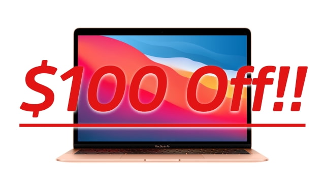 New M1 MacBook Air (512GB, Gold) On Sale for $100 Off [Deal]