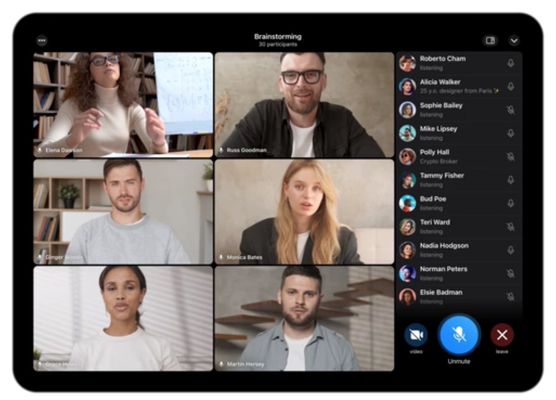 Telegram Messenger Gets Updated With Group Video Calls and Animated Backgrounds