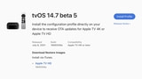 Apple Seeds tvOS 14.7 Beta 5 to Developers [Download]