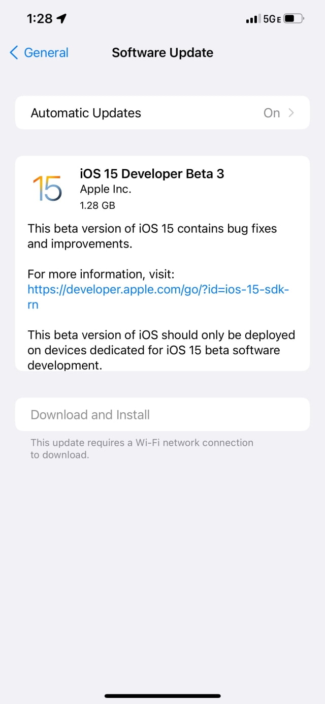 Apple Releases iOS 15 Beta 3 and iPadOS 15 Beta 3 [Download]