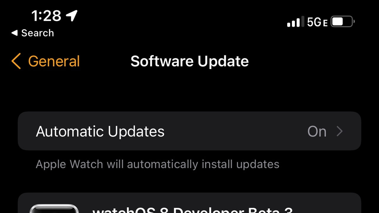 watch os 8 beta