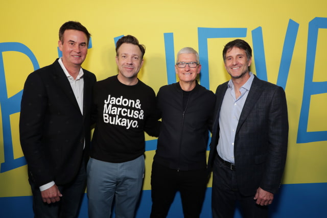 Apple Held Special Premiere Event for Season Two of Ted Lasso Ahead of Its Debut on Friday, July 23