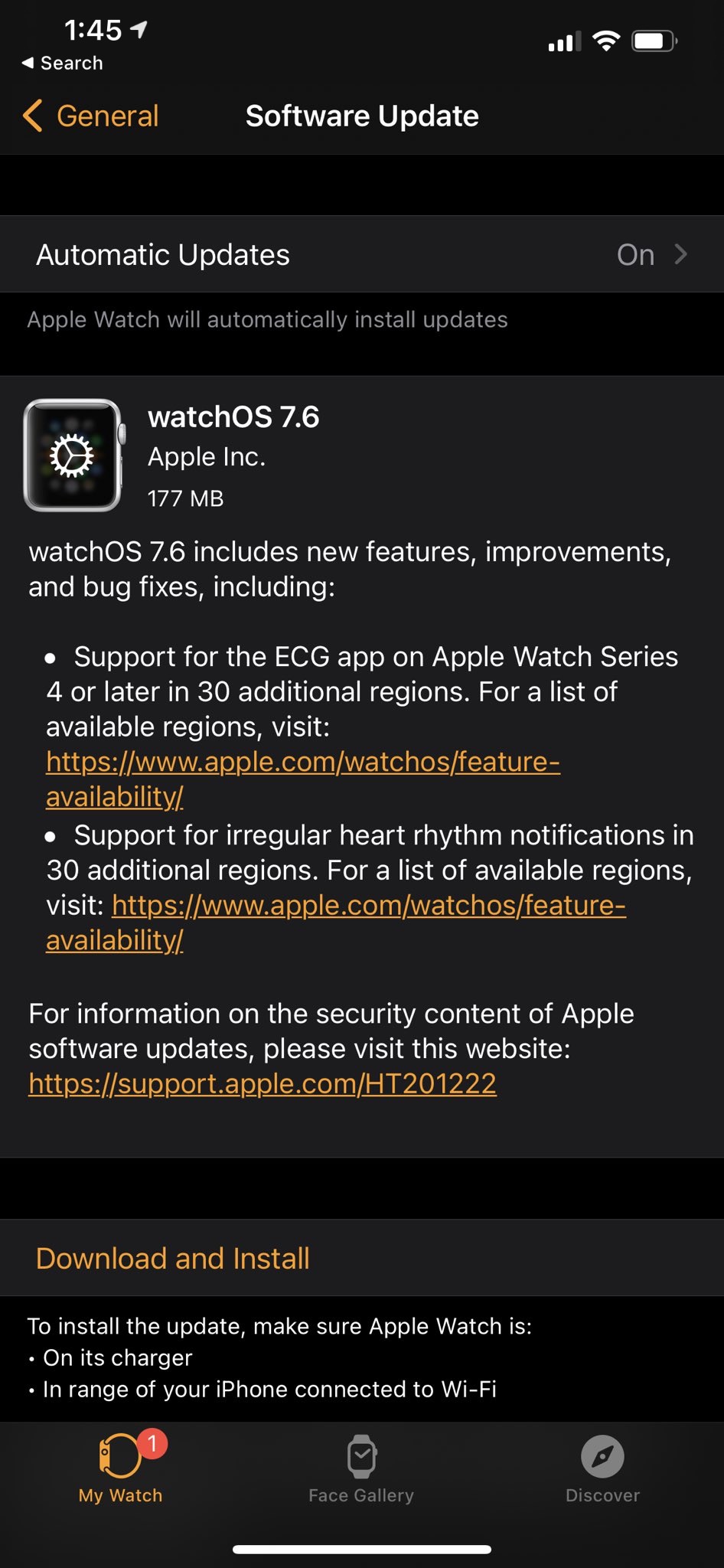 Apple Releases watchOS 7.6 for Apple Watch [Download]