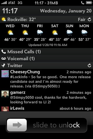 LockInfo for iPhone Update Fixes Many Issues