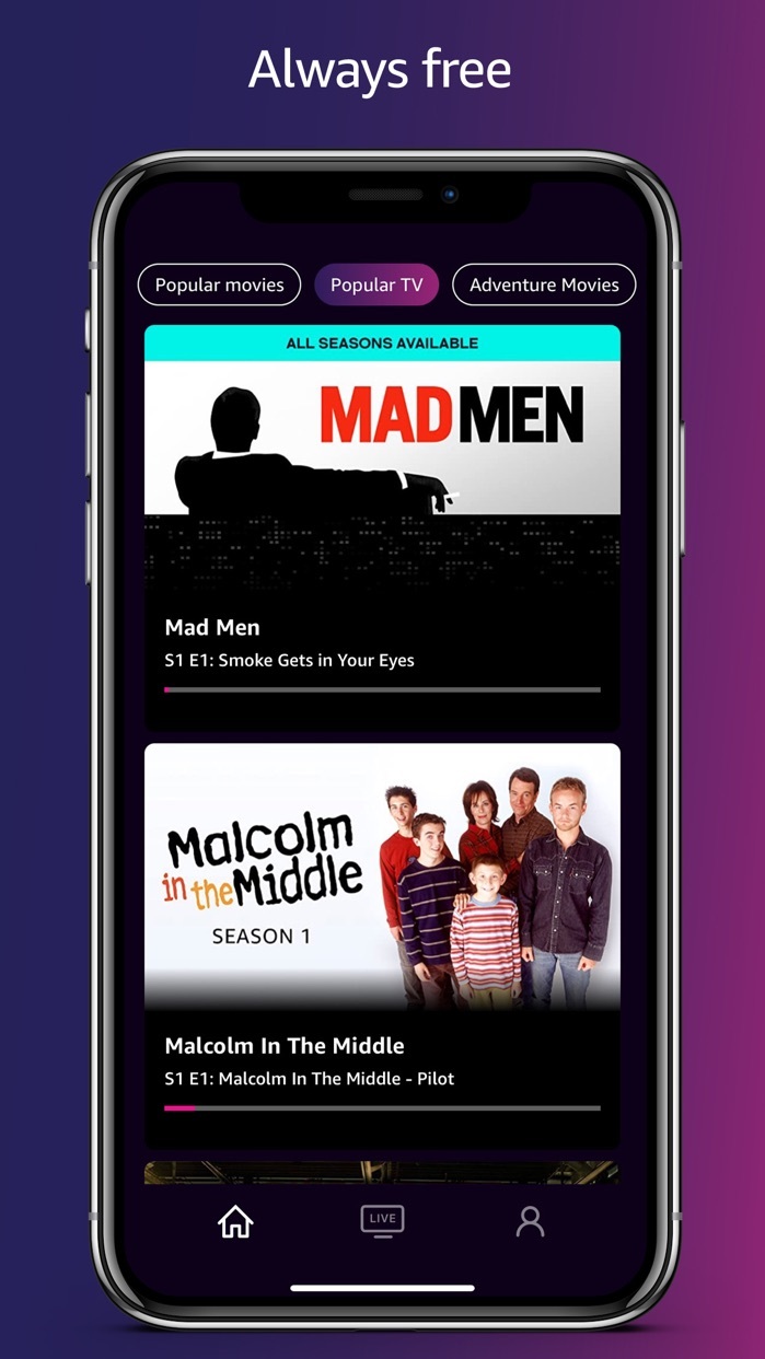Amazon Releases IMDb TV Streaming App for iOS
