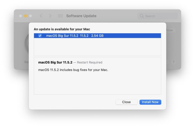 Apple Releases macOS Big Sur 11.5.2 [Download]