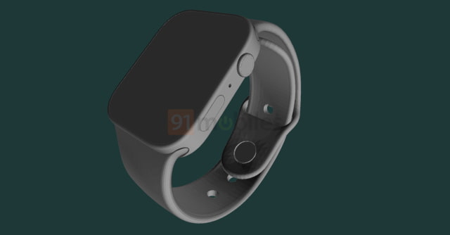 Renders Allegedly Reveal Design of New Apple Watch Series 7 [Images]