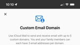 Custom Email Domains With iCloud  Now in Beta