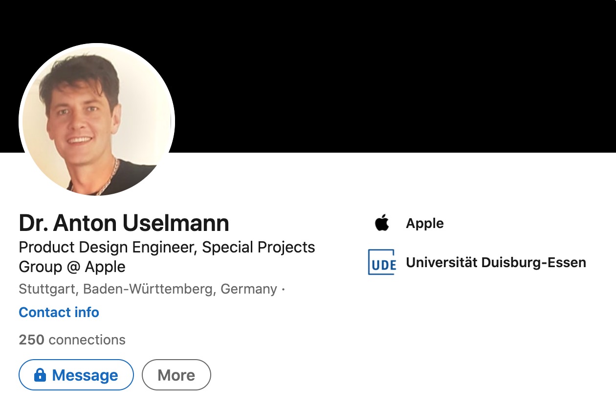 Apple Hires Two Mercedes Engineers for &#039;Special Projects Group&#039;