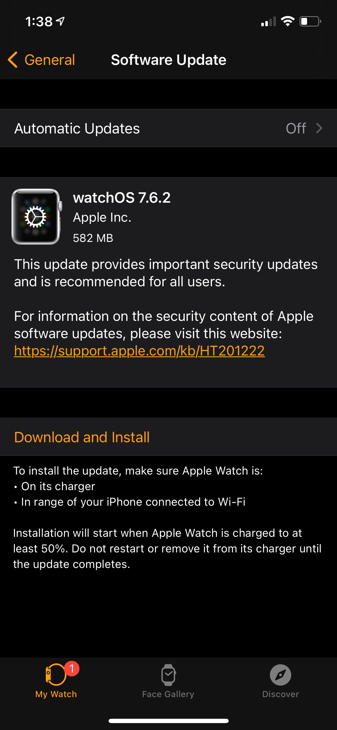 Apple Releases watchOS 7.6.2 for Apple Watch [Download]