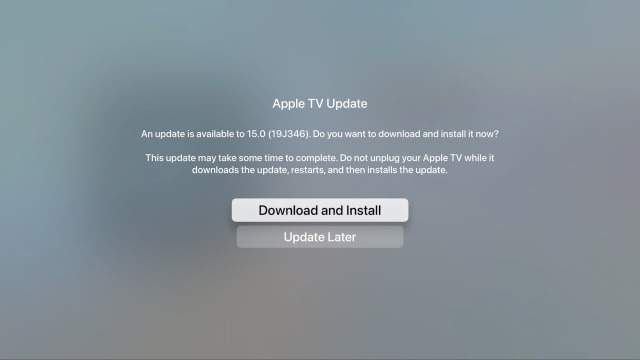 Apple Releases tvOS 15 for Apple TV [Download]