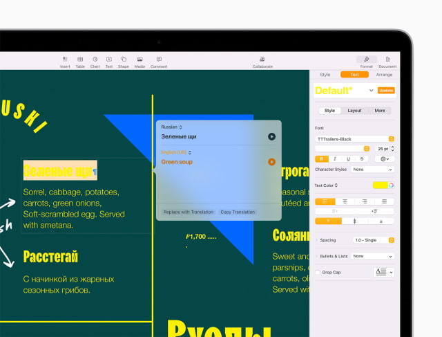Apple Announces New iWork Features