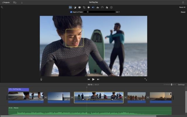 Apple Updates iMovie With M1 Pro and M1 Max Optimizations, Cinematic Mode Video Support