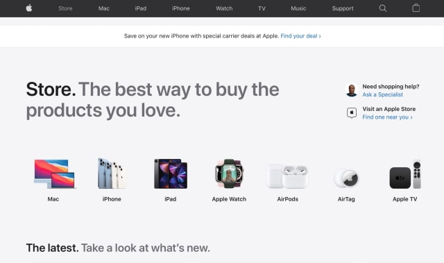 Apple Website Updated With New Sections: AirPods, TV &amp; Home, Only on Apple, Accessories