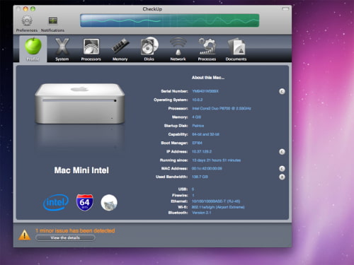 app4mac Releases CheckUp 2.6 for Mac OS X