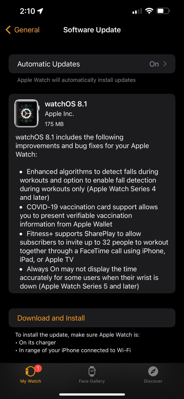 Apple Releases watchOS 8.1 for Apple Watch [Download]