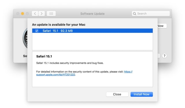 Apple Releases Safari 15.1 for macOS Catalina and macOS Big Sur