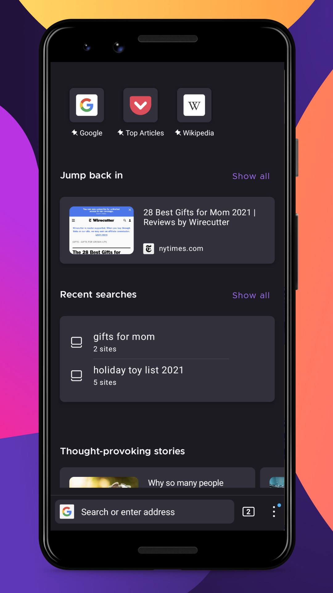 Mozilla Announces New Firefox Homepage for iOS and Android